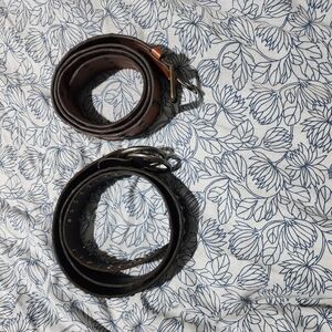 Men's Brown Leather Belt